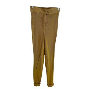 American Apparel Women’s Riding Pants Size Small High Rise Ribbed Equestrian